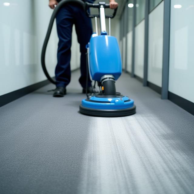 Deep cleaning commercial office space